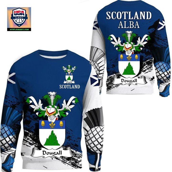 Dougall Scottish Family Crest Scotland Special Sweater 