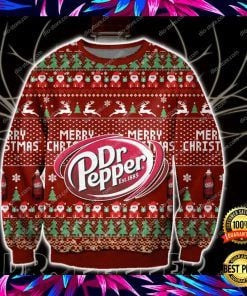 Dr Pepper Merry Christmas Ugly Christmas Sweater, Perfect Holiday Gift