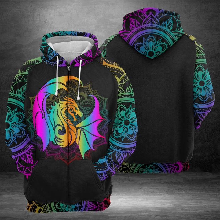 Dragon 3D All Over Print Hoodie & Zip Hoodie