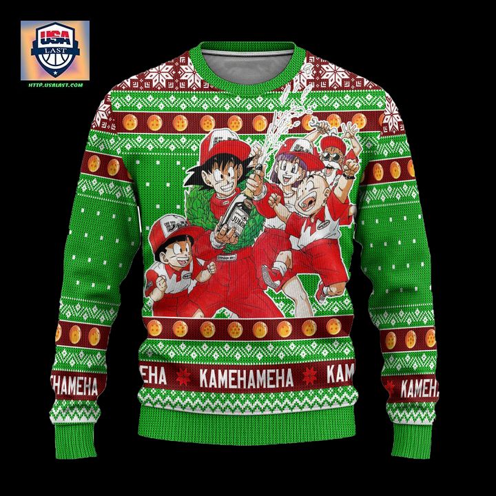 Dragon Ball Anime Ugly Christmas Sweater Characters Xmas Gift