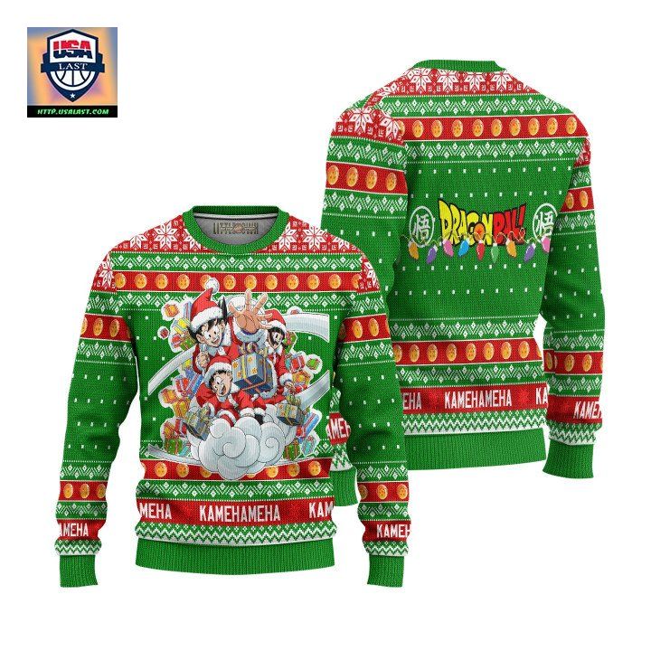Dragon Ball Anime Unisex Wool Sweater Christmas Gift