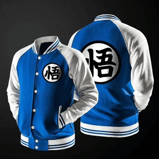 Dragon Ball Goku Mandarin Collar Fashion Baseball Jacket for Men & Women | Anime Fan Gift