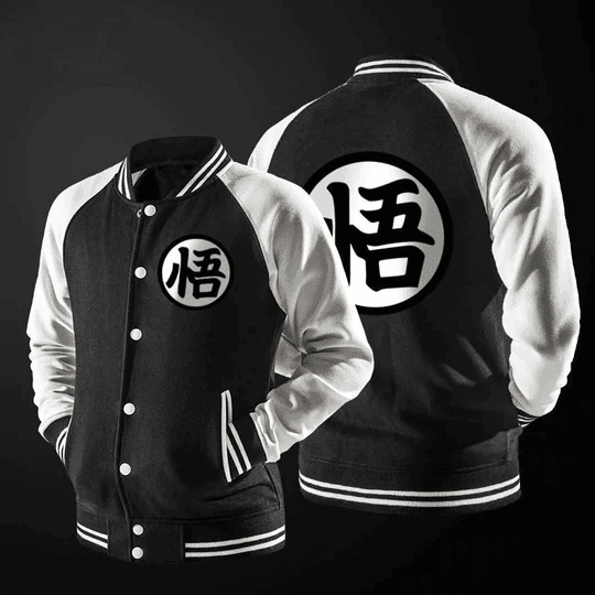 Dragon Ball Goku Mandarin Collar Fashion Baseball Jacket for Men & Women | Anime Fan Gift