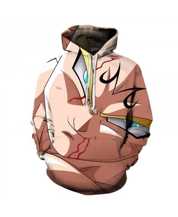 Dragon Ball Helpless Eyes Anime 3D All Over Print Hoodie & Zip Hoodie
