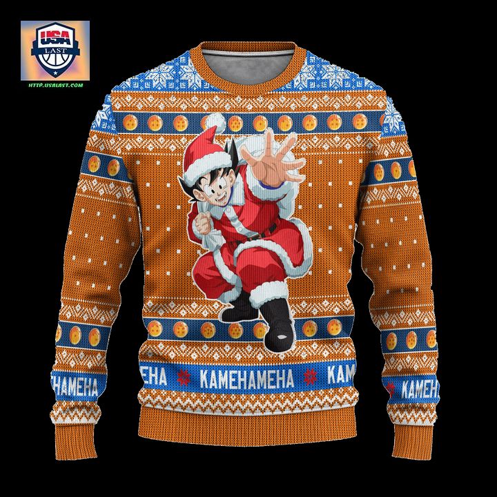 Dragon Ball Son Goku Anime Ugly Christmas Sweater Xmas Gift