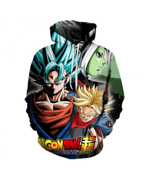 Dragon Ball Super 3D All Over Print Hoodie & Zip Hoodie