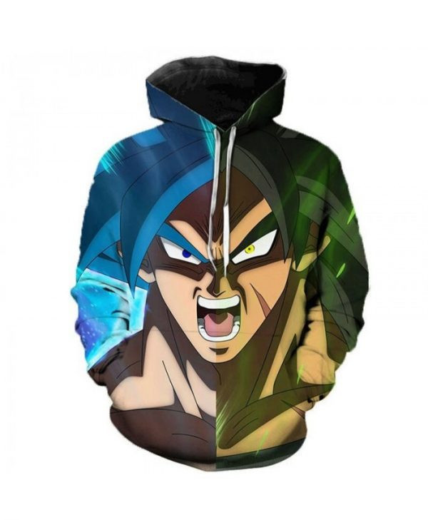 Dragon Ball Super Cartoon Dragon Ball Super Broly 3D All Over Print Hoodie & Zip Hoodie