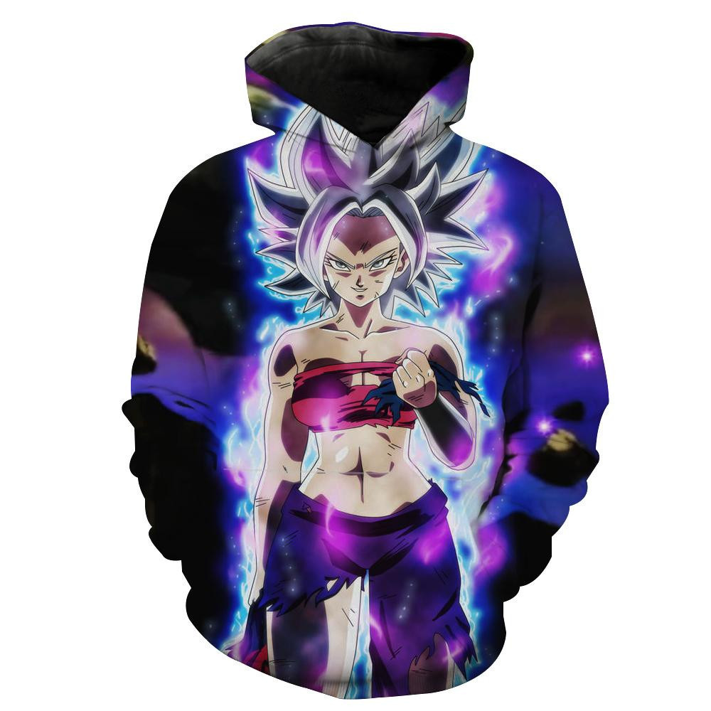 Dragon Ball Super Caulifla Ultra Instinct Caulifla 3D All Over Print Hoodie & Zip Hoodie