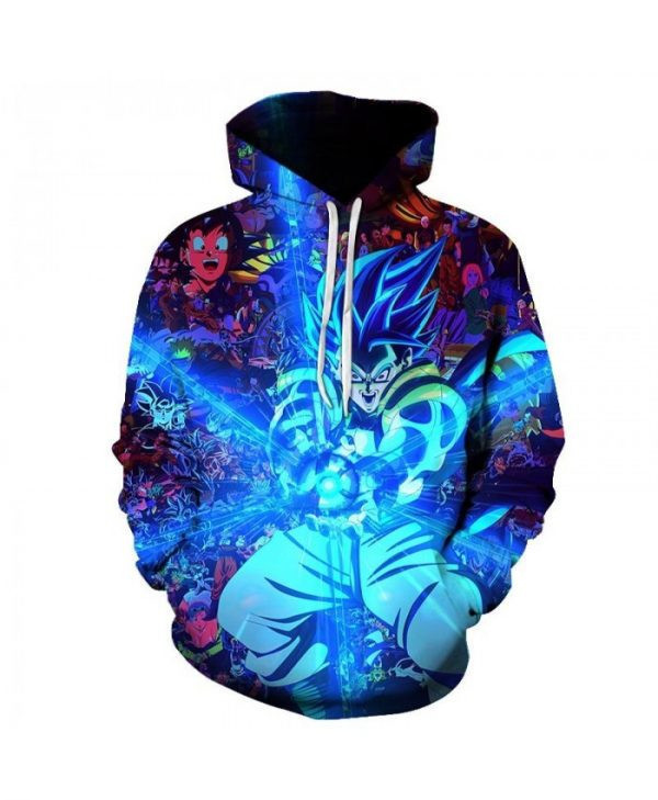 Dragon Ball Super Long Design B 3D All Over Print Hoodie & Zip Hoodie