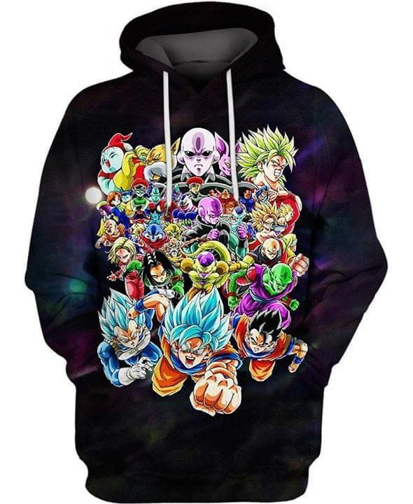 Dragon Ball Super Tournament Of Power Super Saiyan 3D All Over Print Hoodie & Zip Hoodie