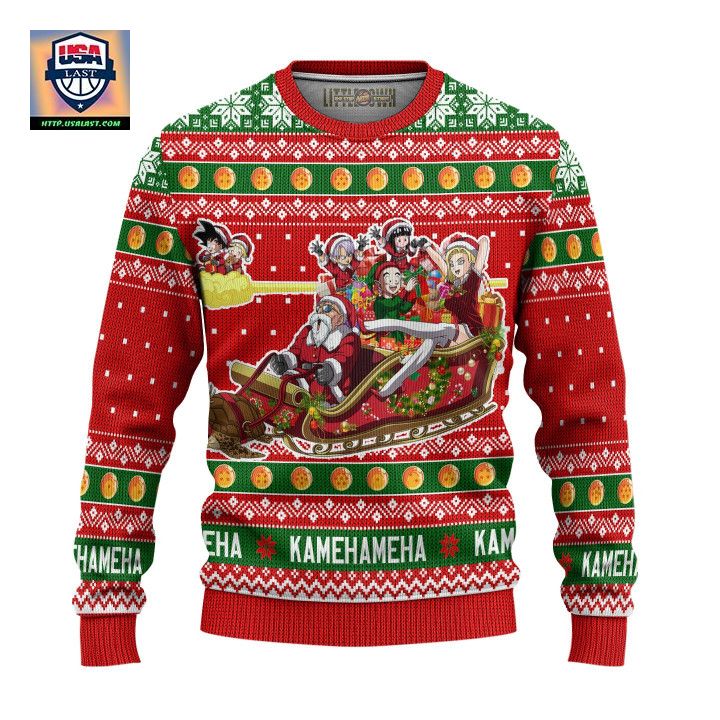 Dragon Ball Ugly Christmas Sweater And 3D Hoodie Red Characters Xmas Gift