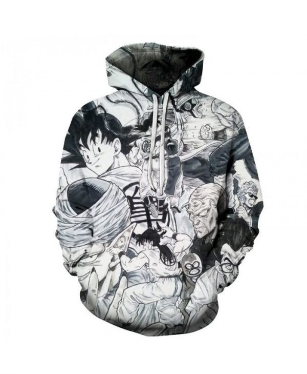 Dragon Ball Winter 3D All Over Print Hoodie & Zip Hoodie