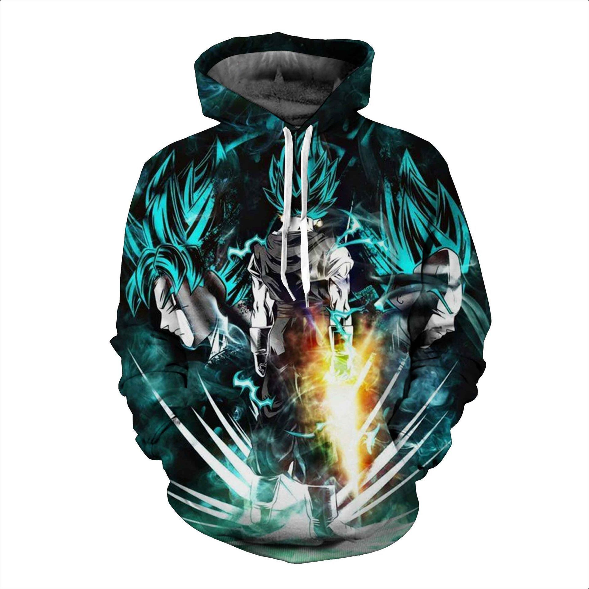 Dragon Ball Z Black Goku And Vegata 3D All Over Print Hoodie & Zip Hoodie