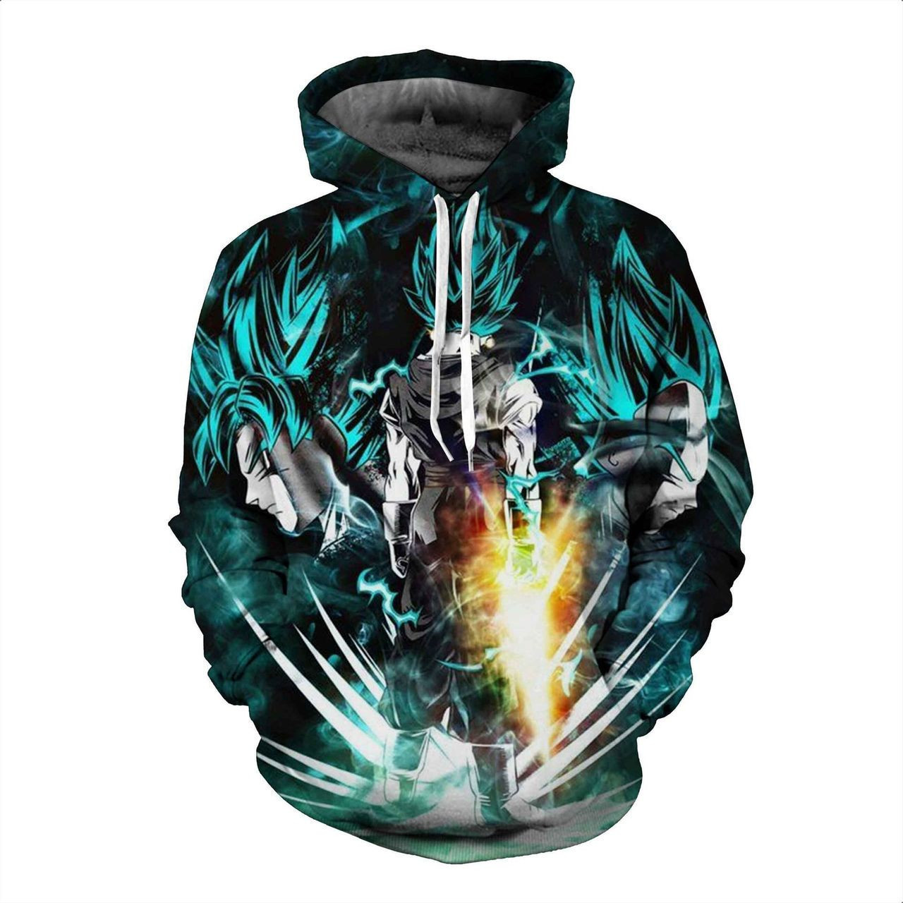 Dragon Ball Z Black Goku And Vegata 3D All Over Print Hoodie & Zip Hoodie