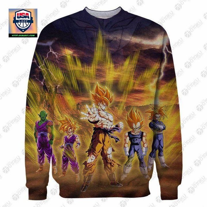 Dragon Ball Z Gohan Anime 3D Printed T-Shirt Sweater