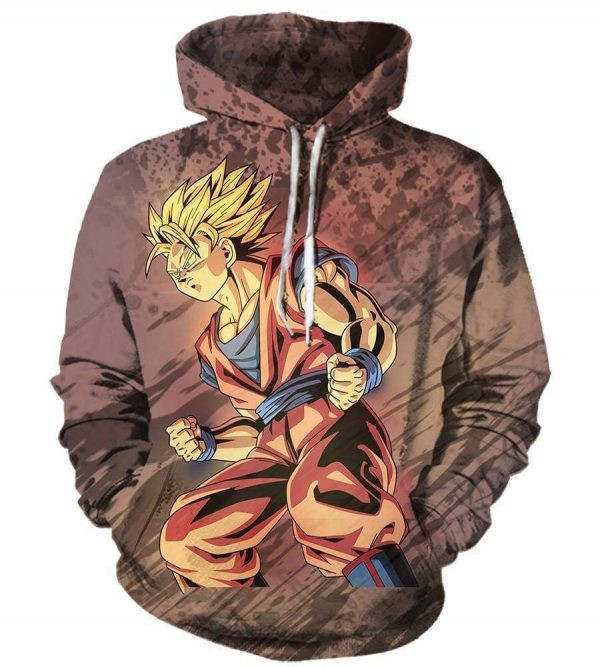 Dragon Ball Z Goku 3D All Over Print Hoodie & Zip Hoodie