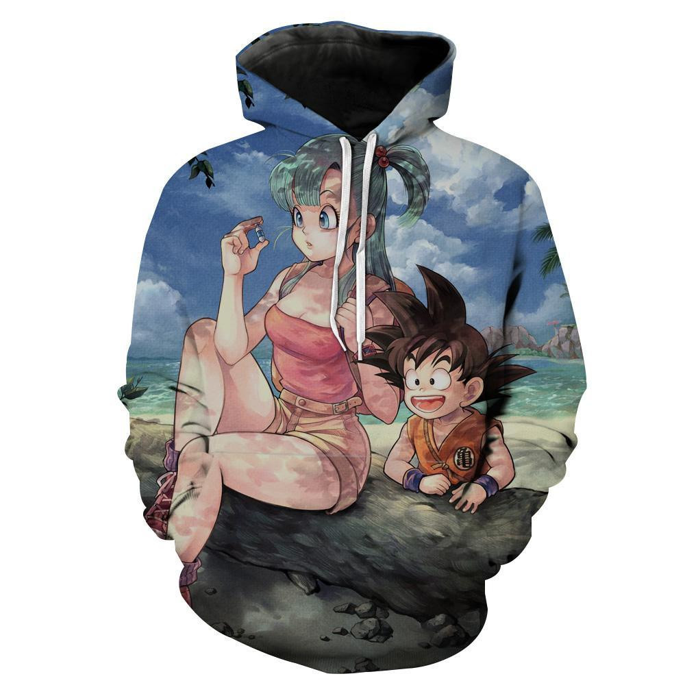 Dragon Ball Z Goku Super Saiyan Blue Awesome 3D All Over Print Hoodie & Zip Hoodie