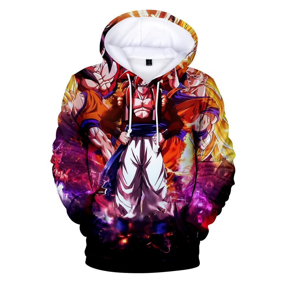 Dragon Ball Z Goku Super Saiyan Blue Awesome 3D All Over Print Hoodie & Zip Hoodie