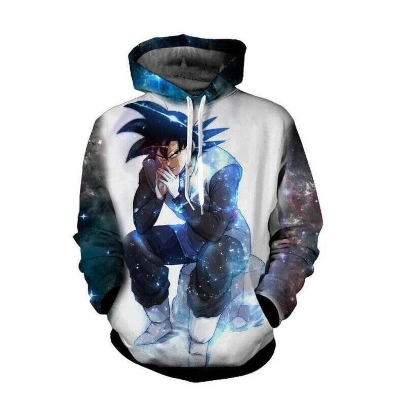 Dragon Ball Z Goku Super Saiyan Blue Awesome 3D All Over Print Hoodie & Zip Hoodie