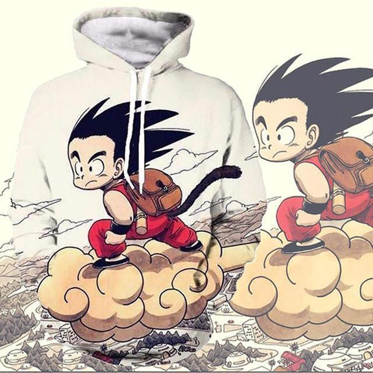 Dragon Ball Z Kid Goku 3D All Over Print Hoodie & Zip Hoodie