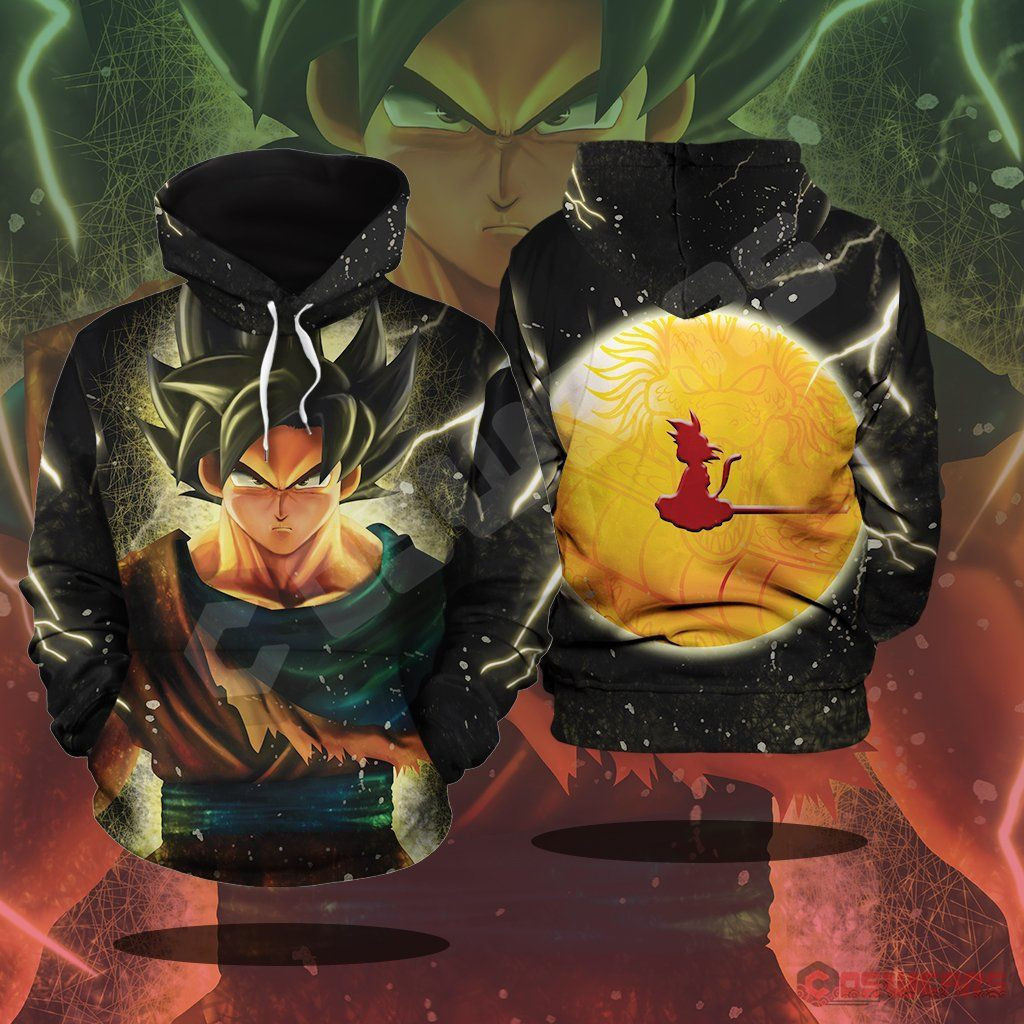 Dragon Ball Z ' Son Goku Classic 3D All Over Print Hoodie & Zip Hoodie