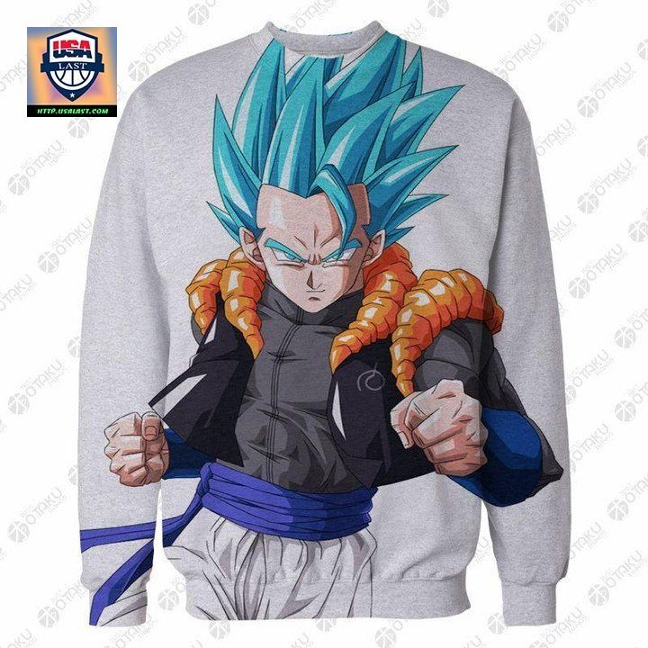 Dragon Ball Z Ssjb Gogeta 3D Printed T-Shirt Sweater