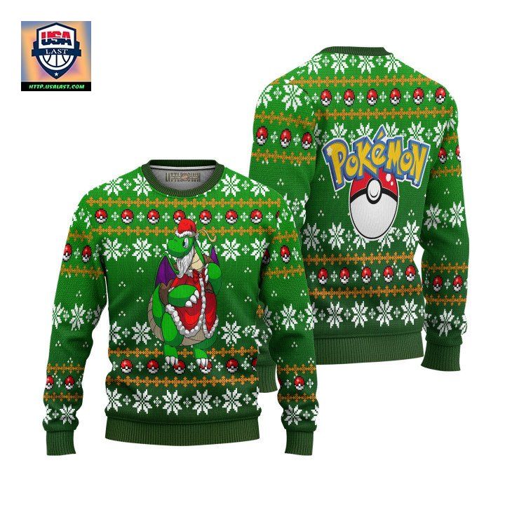 Dragonite Ugly Christmas Sweater Pokemon Anime
