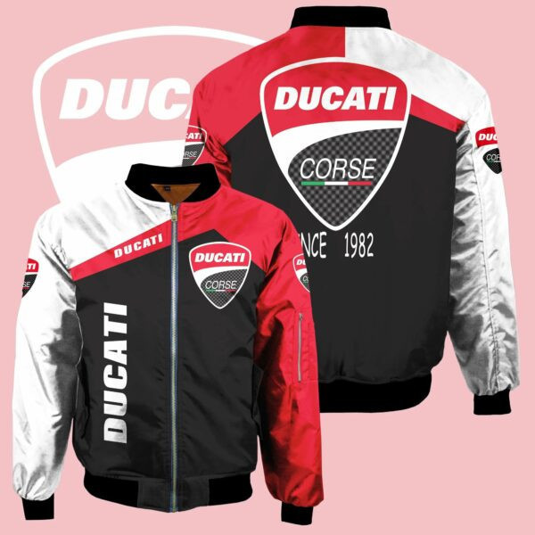 Ducati Corse Motogp Sport Bomber Jacket | Motorsport Racing Jacket for Men & Women | Racing Fan Gift