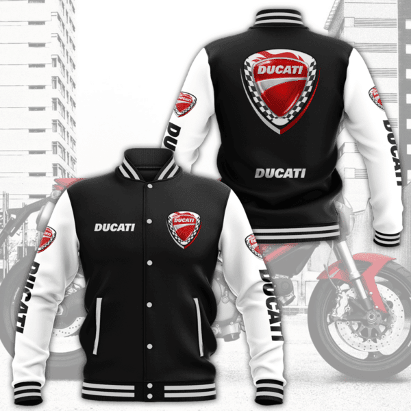 Ducati Fashion Baseball Jacket for Men & Women | Vehicle Brand Fan Gift