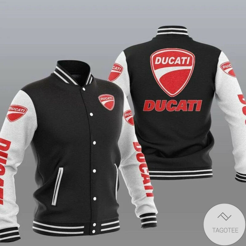 Ducati Varsity Baseball Jacket for Men & Women | Vehicle Brand Fan Gift
