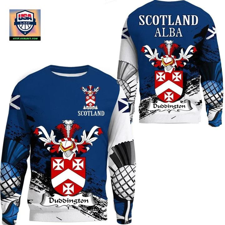 Duddington Scottish Family Crest Scotland Special Sweater 