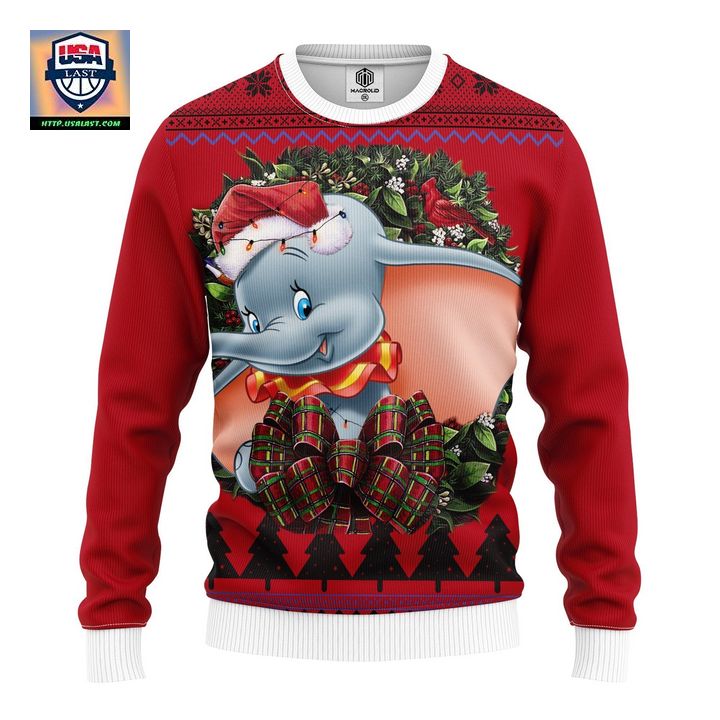Dumbo Noel Mc Ugly Christmas Sweater Thanksgiving Gift