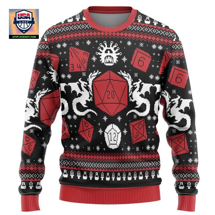 Dungeons And Dragons Christmas Sweater