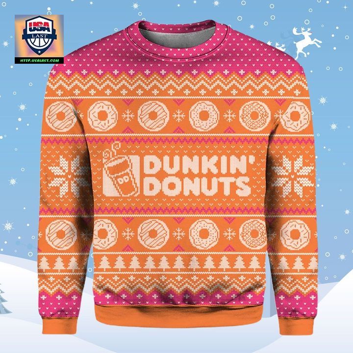 Dunkin s Donuts Ugly Christmas Sweater