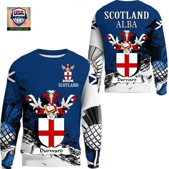 Durward Scottish Family Crest Scotland Special Sweater 