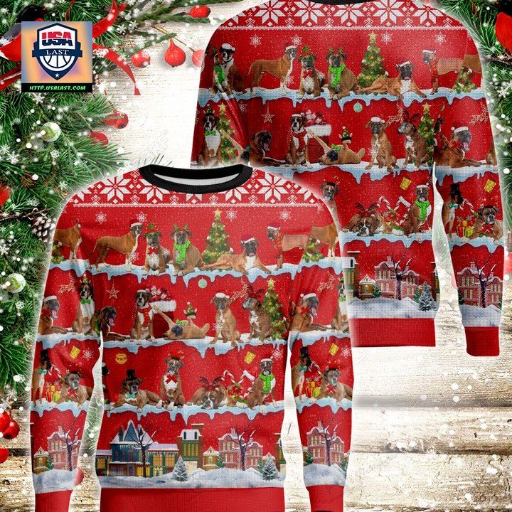 Dvt20102801 Boxer-Merry Christmas Sweater Sweater