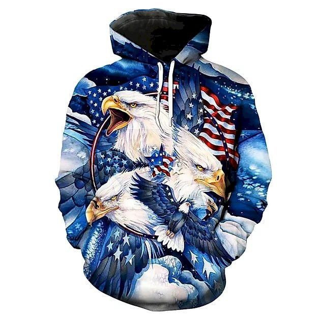 EAGLE 3D All Over Print Hoodie & Zip Hoodie