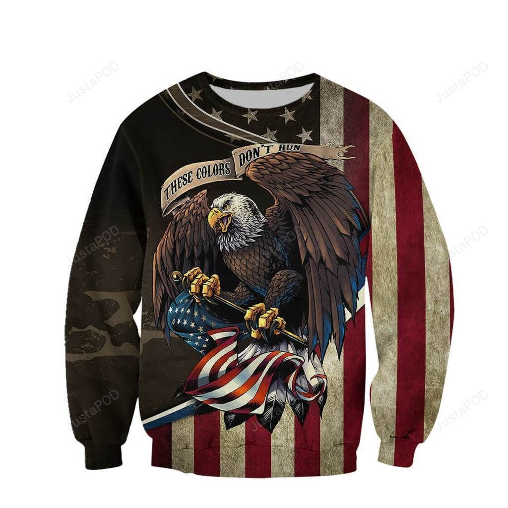 Eagle Veteran Ugly Christmas Sweater, Perfect Holiday Gift