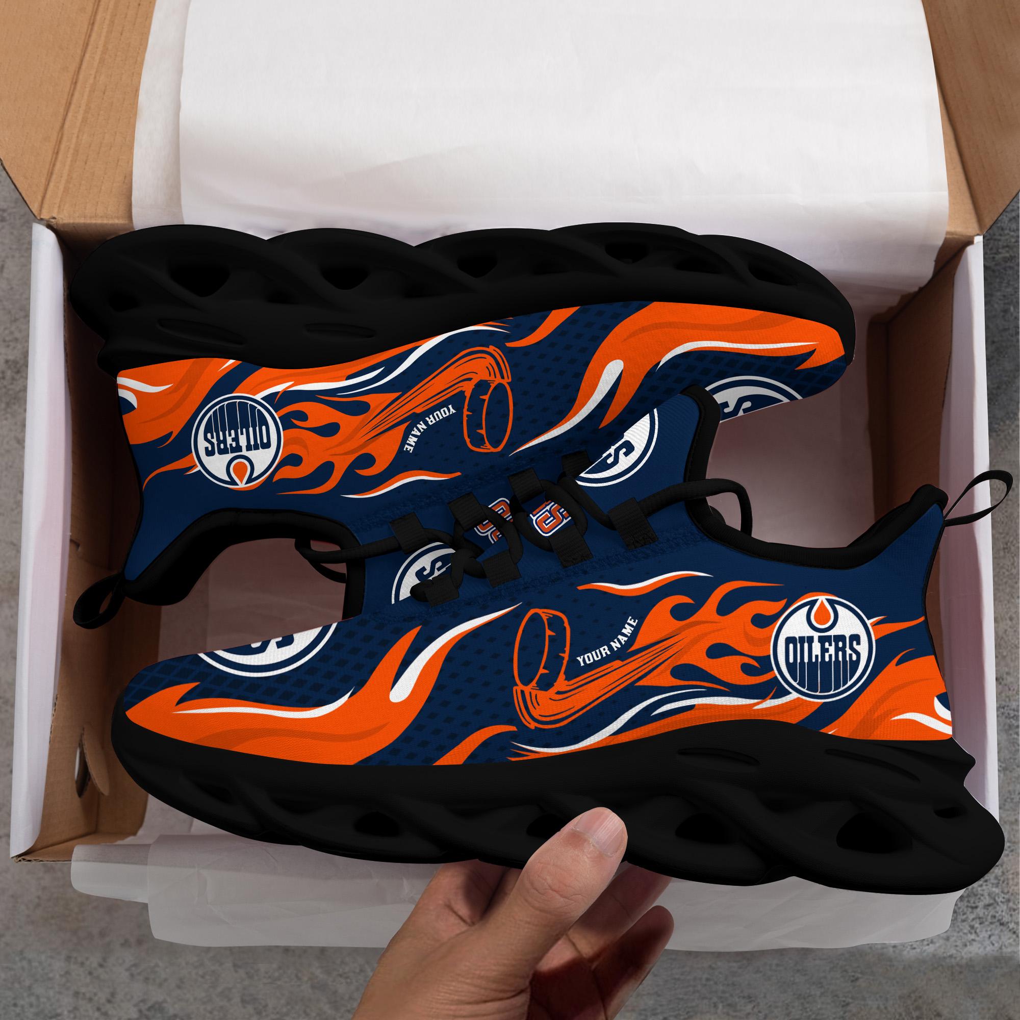 Edmonton Oilers Max Soul Shoes Sneakers for Men And Women – NHL Hockey Fan Shoes, Team Sneakers - Image 7