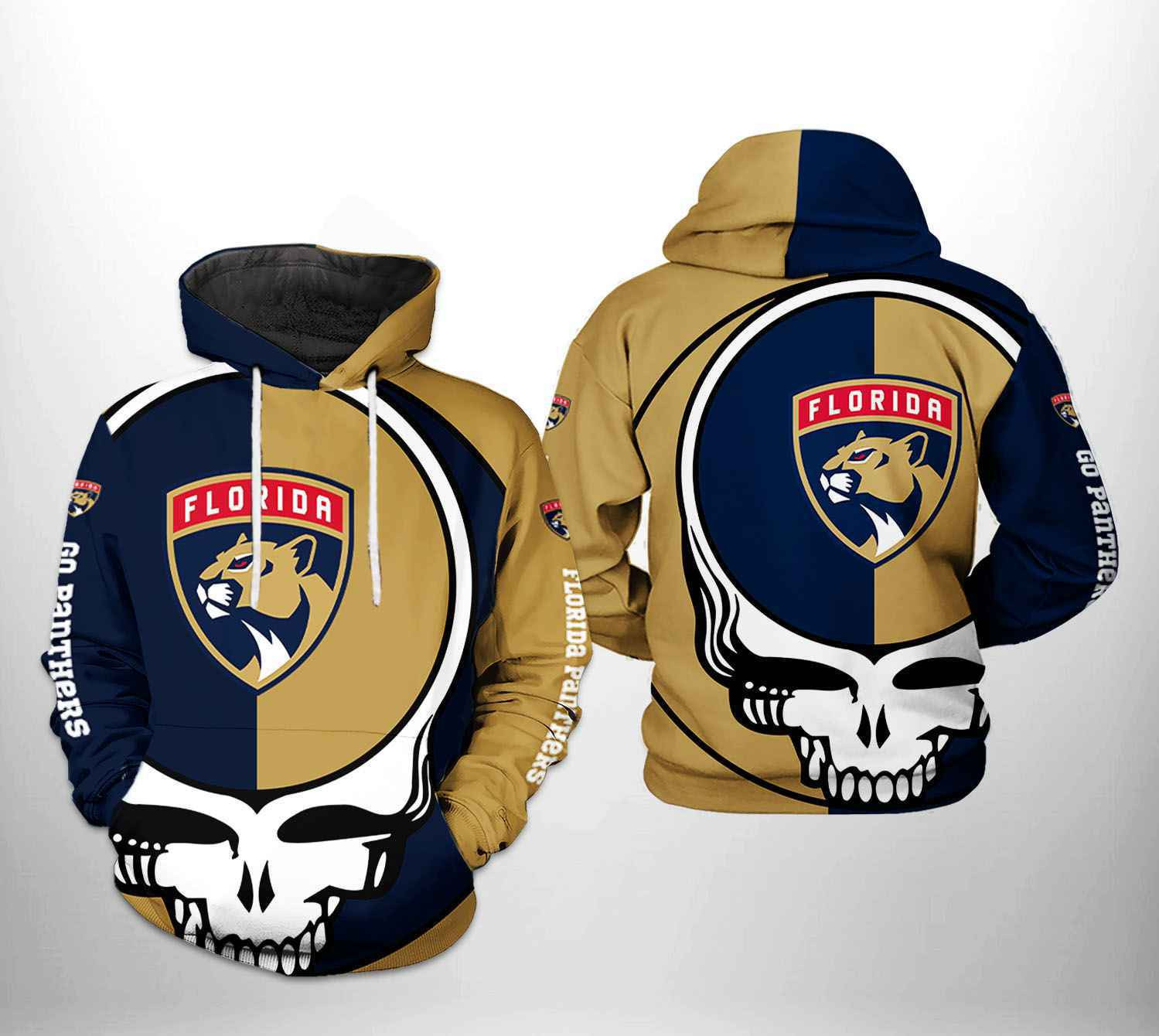 Edmonton Oilers NHL Grateful Dead 3D All Over Print Hoodie & Zip Hoodie