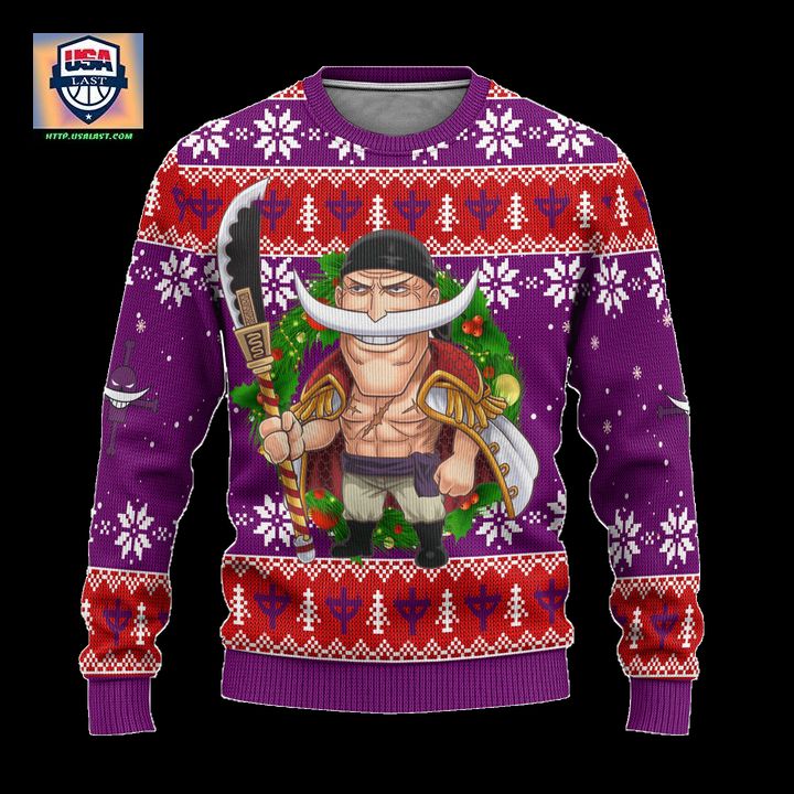 Edward Newgate One Piece Anime Ugly Christmas Sweater Xmas Gift