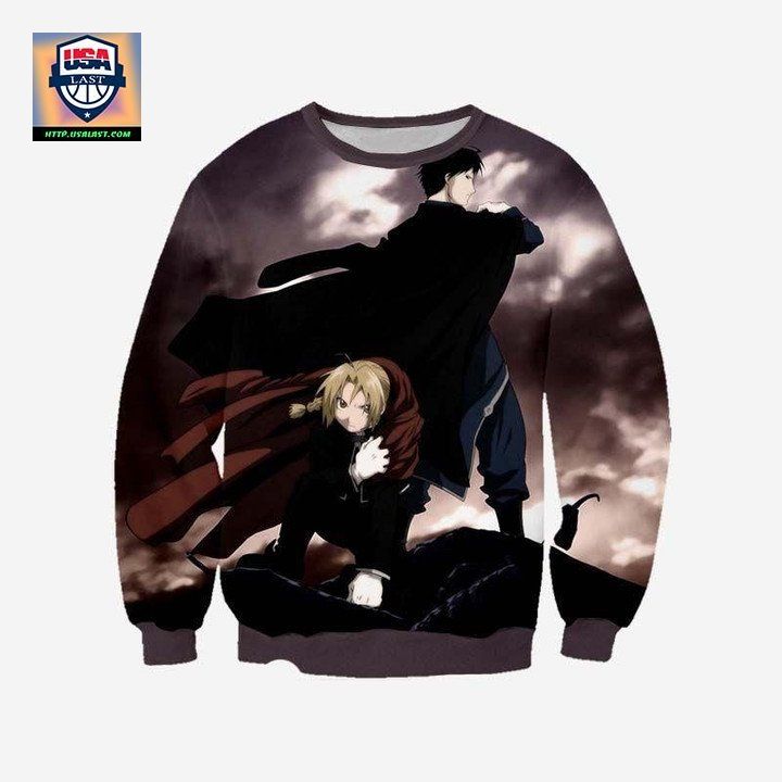 Edward Roy Mustang Sweater Full Metal Alchemist 3D Printed Sweater