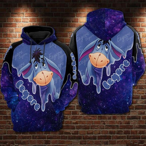 Eeyore 3D All Over Print Hoodie & Zip Hoodie