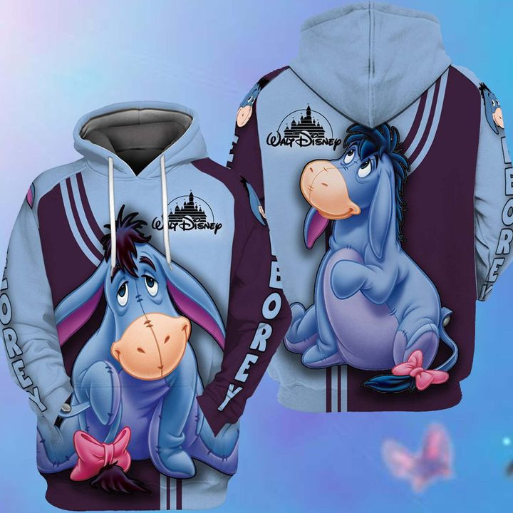Eeyore 3D All Over Print Hoodie & Zip Hoodie