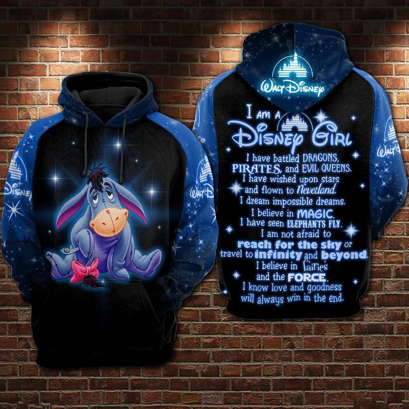 Eeyore 3D All Over Print Hoodie & Zip Hoodie