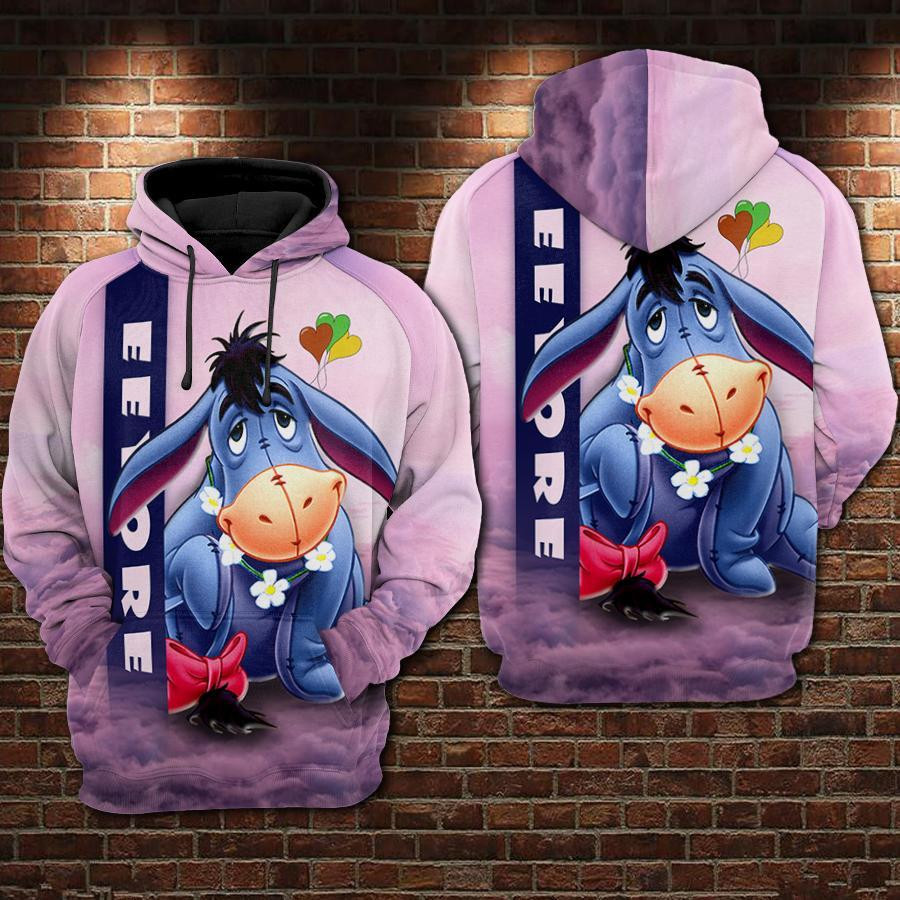 Eeyore 3D All Over Print Hoodie & Zip Hoodie