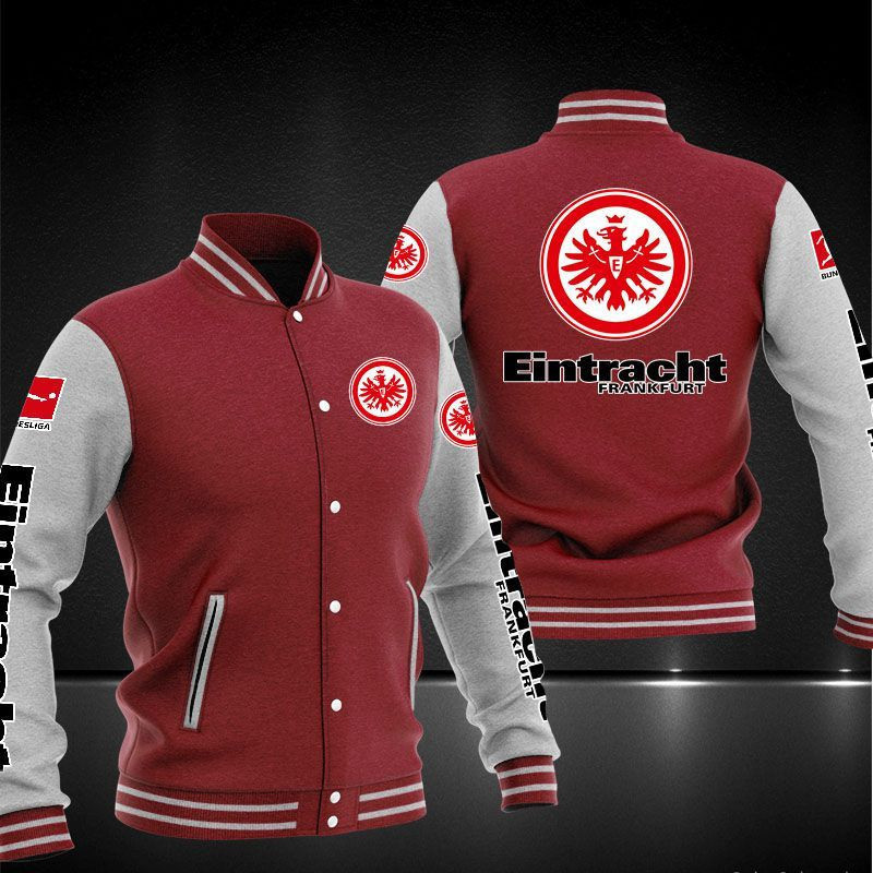 Eintracht Frankfurt Varsity Baseball Jacket for Men & Women | Soccer Team Fan Gift