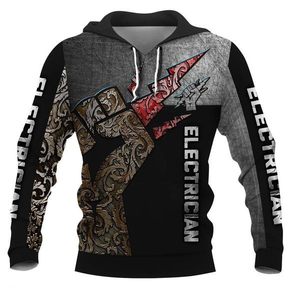 Electrician 3D All Over Print Hoodie & Zip Hoodie