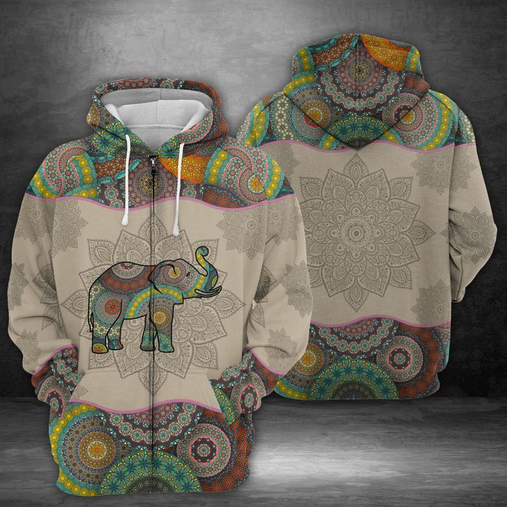 Elephant 3D All Over Print Hoodie & Zip Hoodie