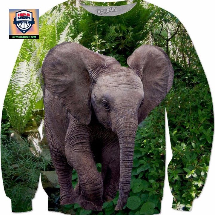 Elephant And Jungle Sweater